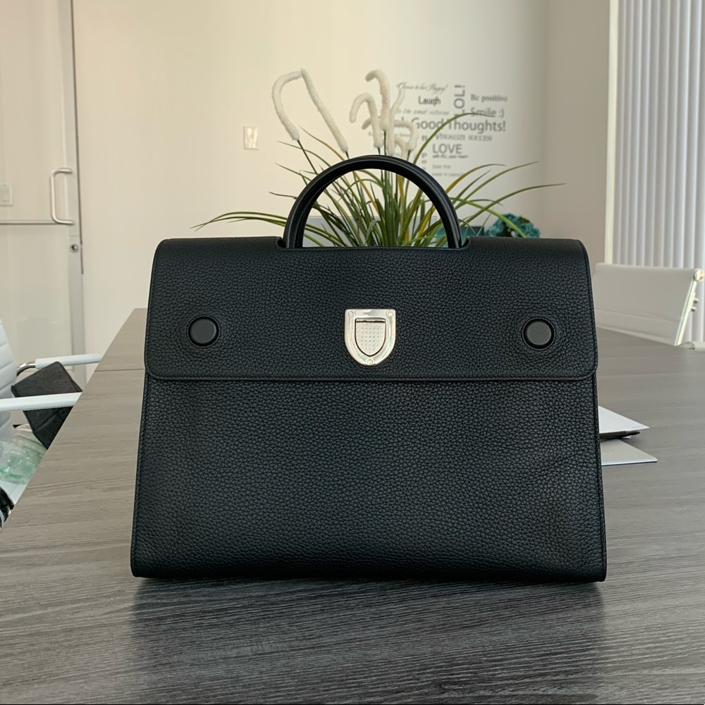 Black calfskin Christian Dior Medium Diorever